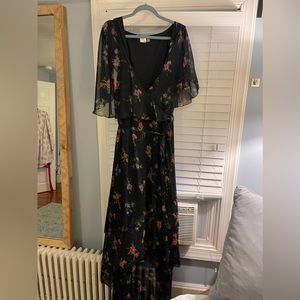 ASOS fluttery high low dress